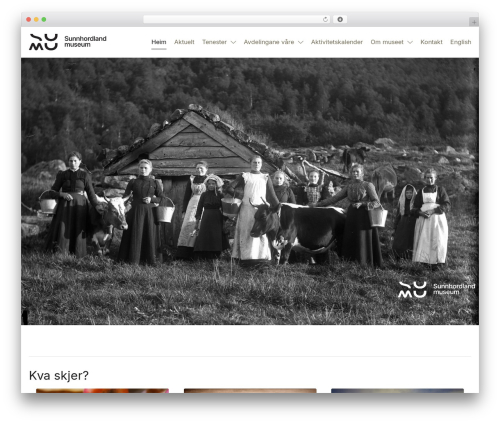Hello Elementor WordPress theme - sunnhordland.museum.no