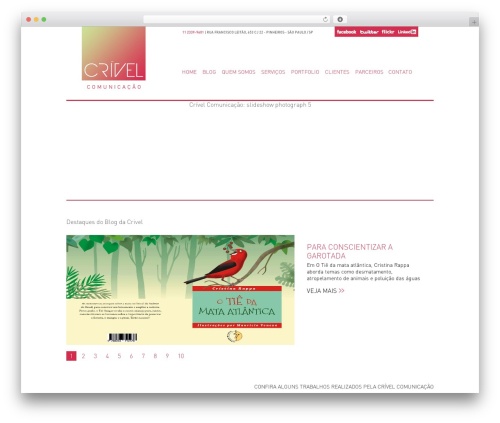 Modularity WordPress page theme - crivel.net