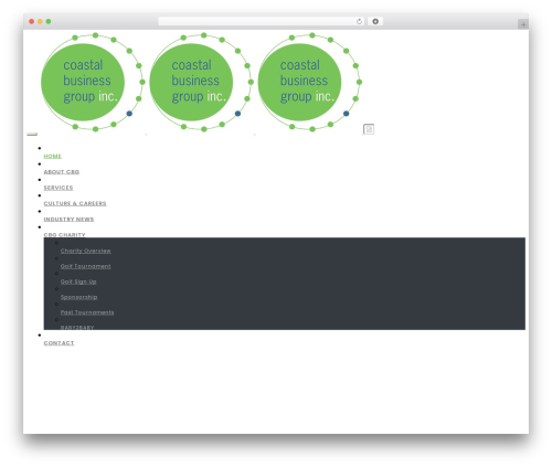 Rare company WordPress theme - coastalbusinessgroup.net
