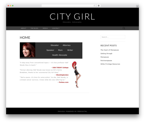Suits - WordPress.com WordPress theme - citygirlblogs.com