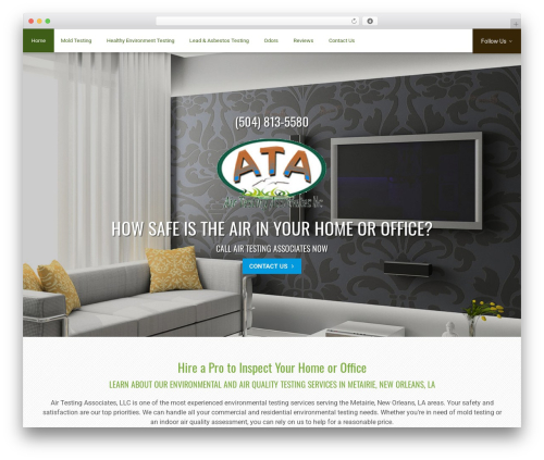 WordPress theme Beacon Theme - airtestingassociates.com