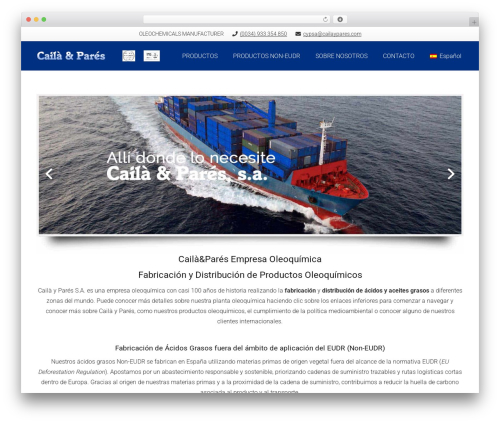 WordPress theme Impreza - cailapares.com