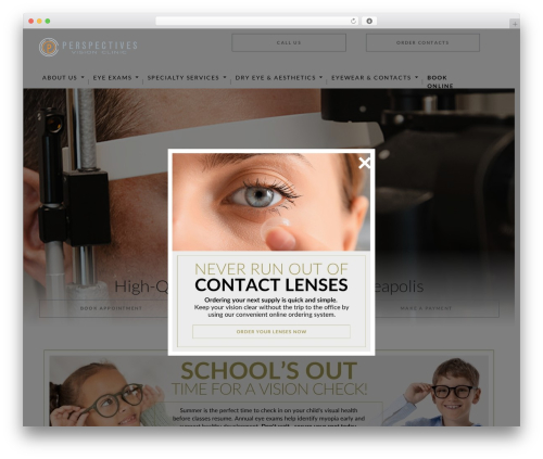 Content builder WordPress plugin - perspectivesvisionclinic.com