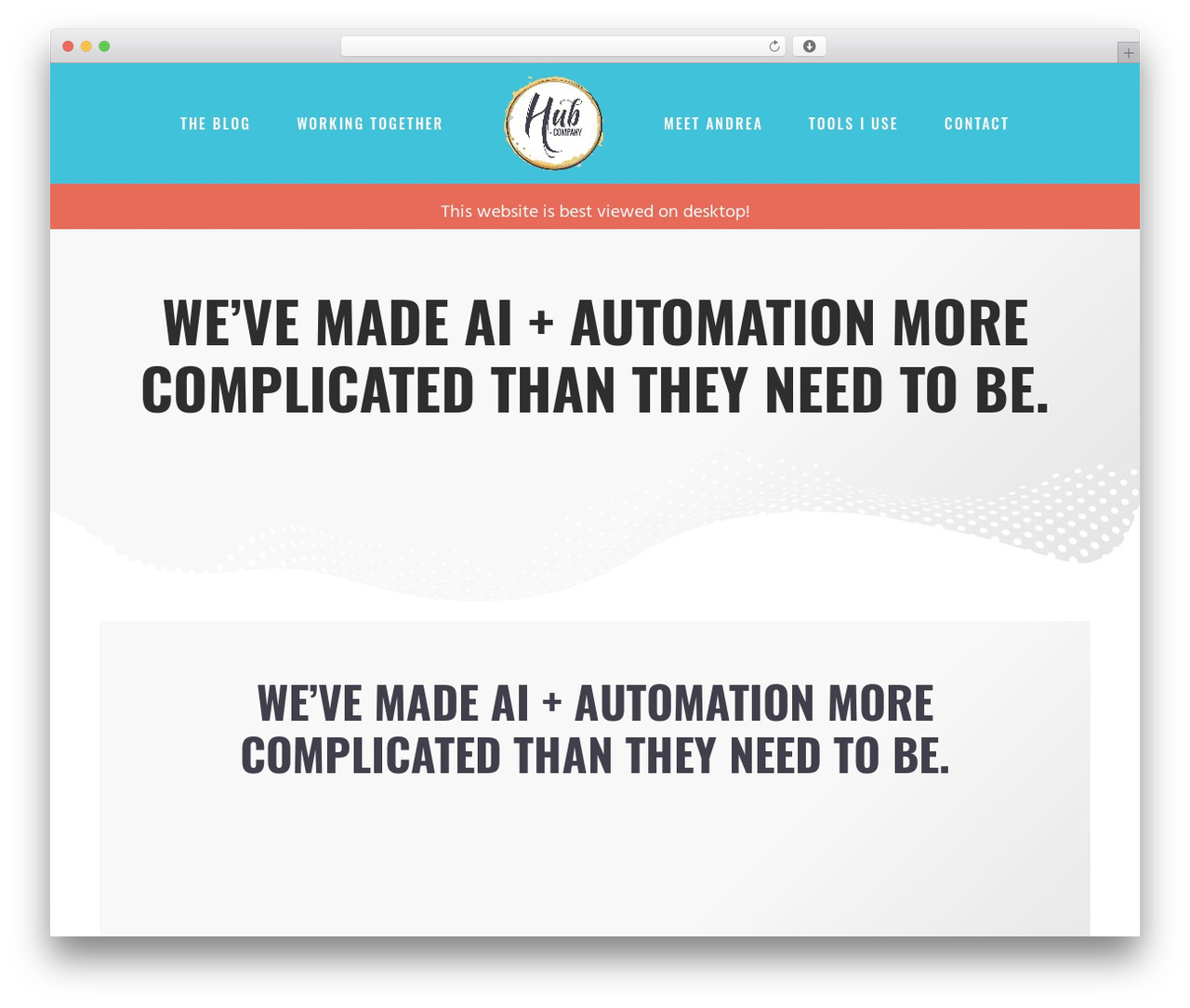 WordPress theme Thrive Theme Builder - hubandcompany.com