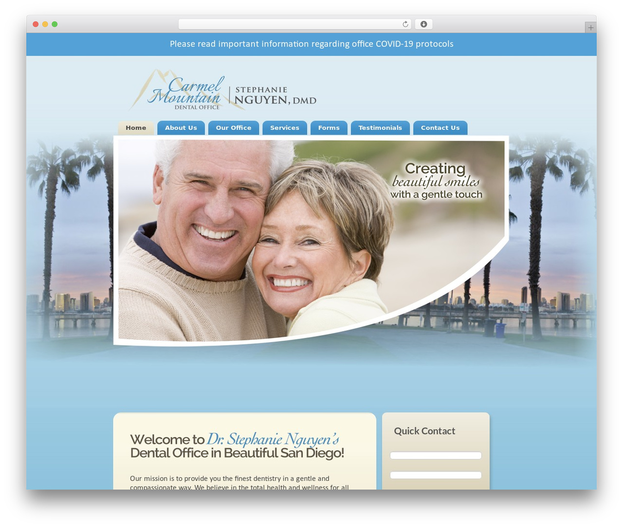 WP theme Client Theme - mysddentist.com