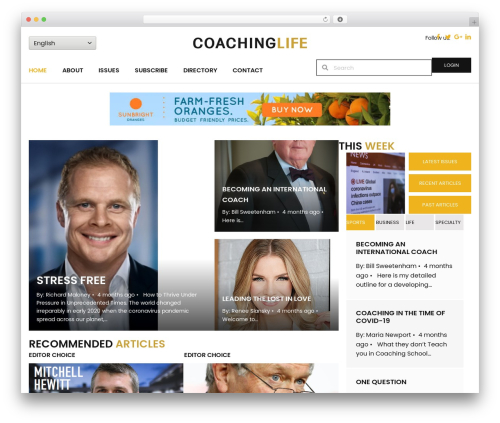 Adsanity adblock detection WordPress plugin - coachinglife.com.au