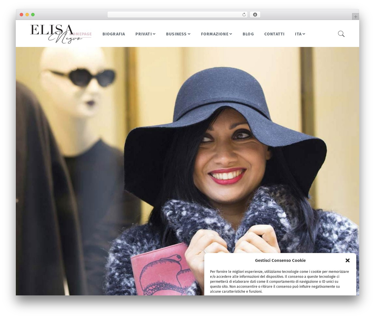 Bonfire WordPress theme - elisanegro.com