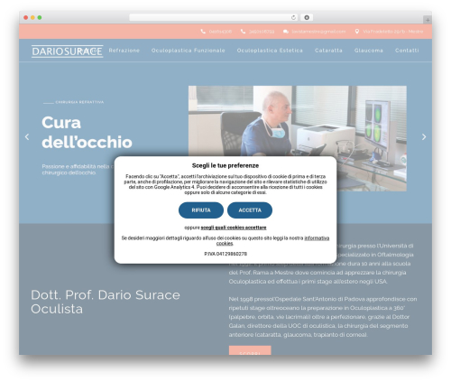 Informativa cookies WordPress plugin - dariosurace.it
