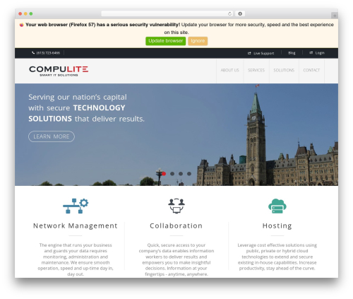 Compulite theme WordPress - compulite.ca