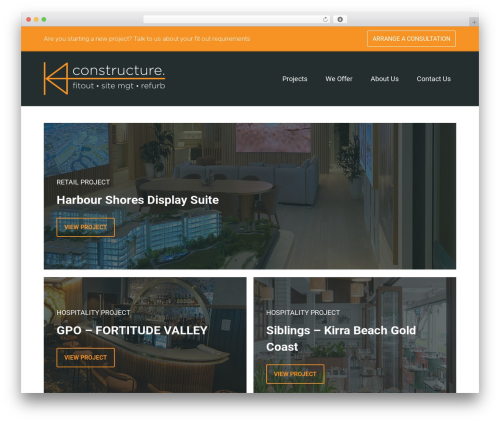Constructure by GiantMedia WordPress theme - constructure.com.au