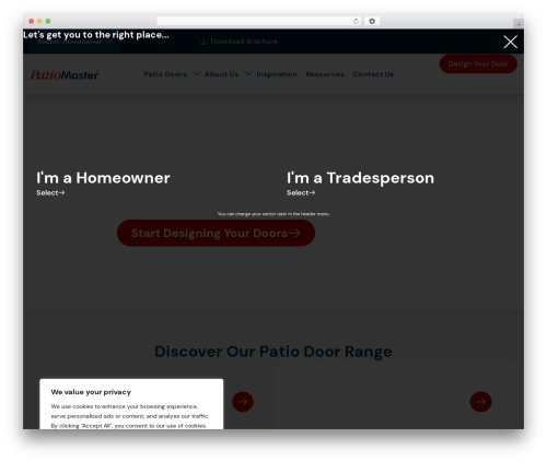 Hello Elementor WordPress website theme - patiomaster.co.uk