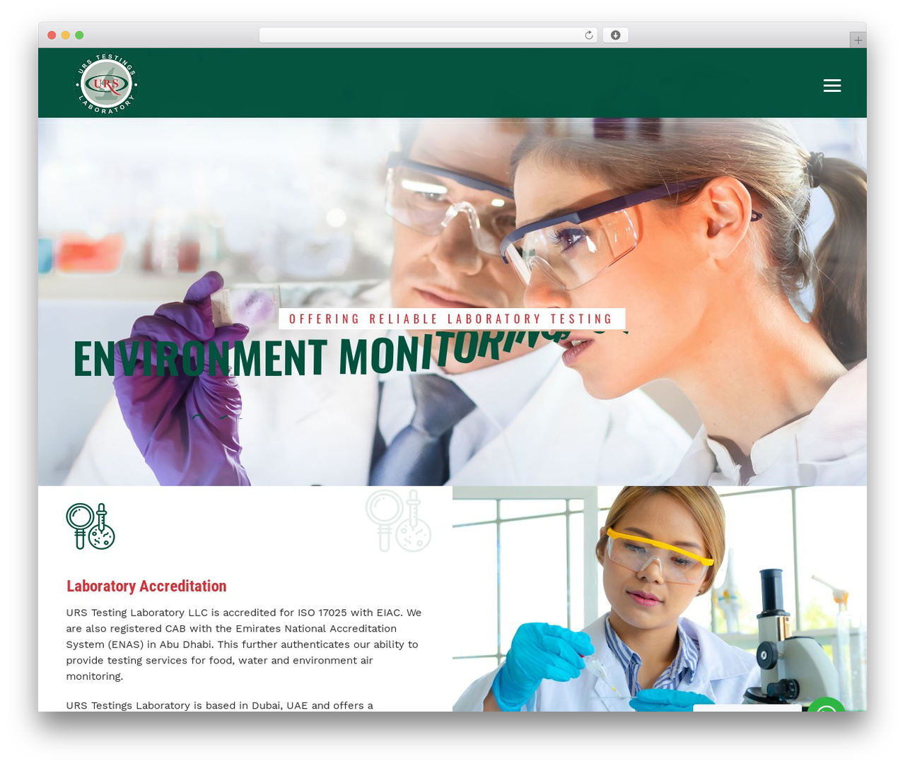 LabtechCO Child Theme WordPress theme - urslabs.com
