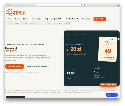 pronet WordPress theme - pronet-serwis.pl