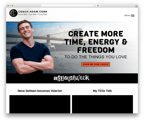 Solamar 2015 Theme WordPress theme - coachadamcobb.com