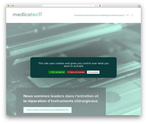 Theme WordPress Medicatech - medicatech.ch