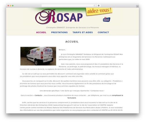 Time WordPress theme - christophe-granget.fr