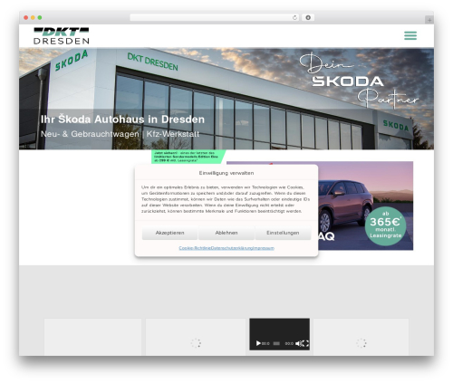 Kfzweb WordPress plugin - dkt-skoda.de