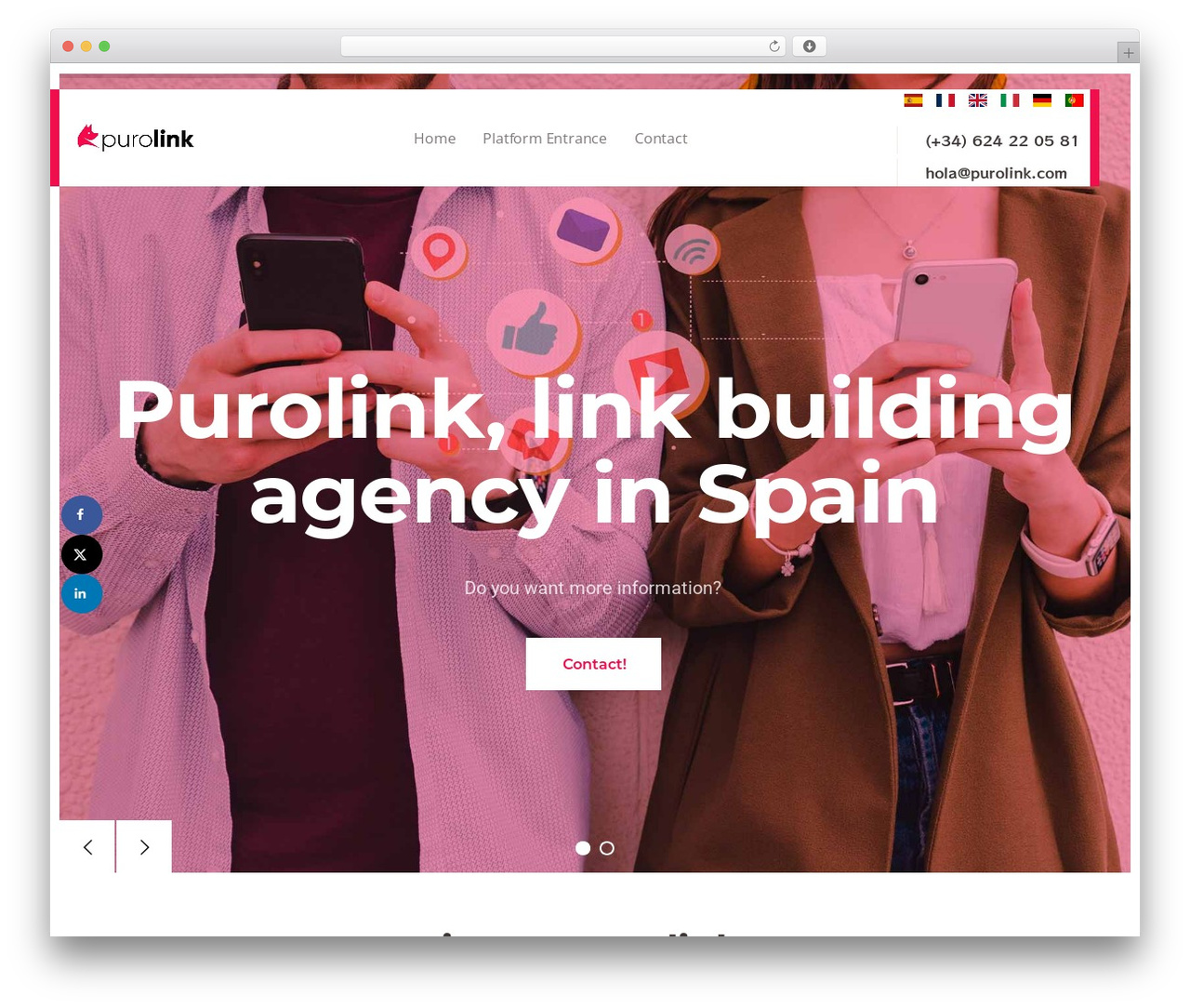 WordPress website theme Codesk - purolink.com