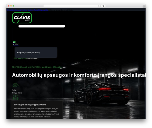 Woocommerce conto quickpay WordPress plugin - clavisauto.lt