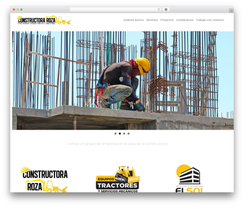 Constructora Roza WordPress theme - constructoraroza.com