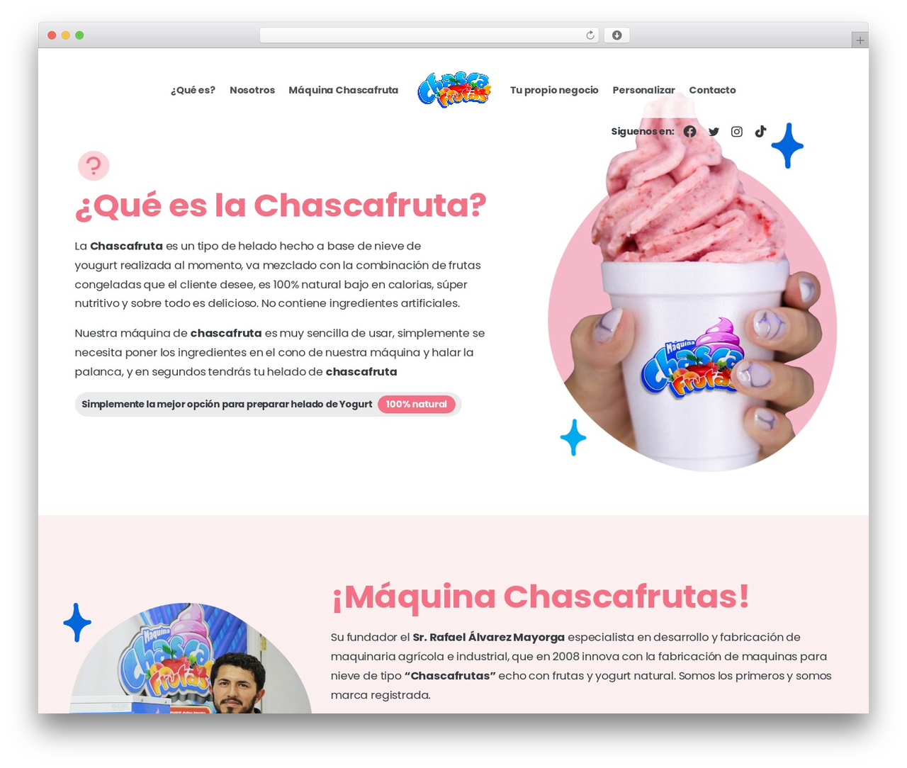 Essentials WP theme - chascafruta.com