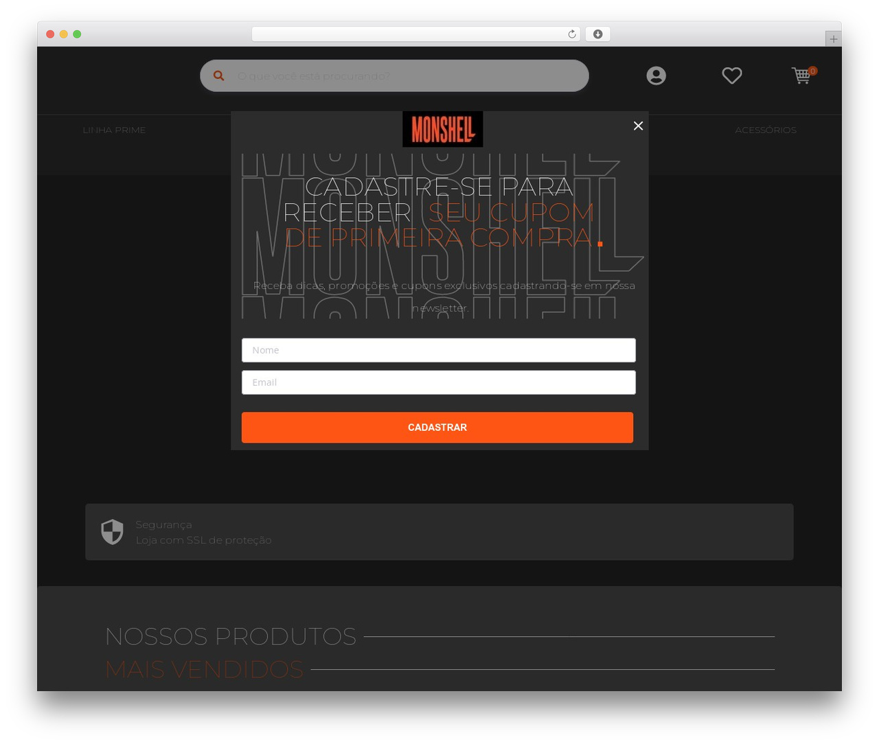 Hello Elementor WordPress theme - monshell.com.br