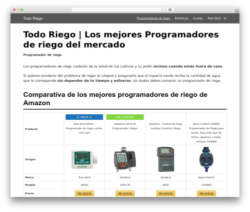 Hostinger Affiliate theme theme WordPress - todoriego.net