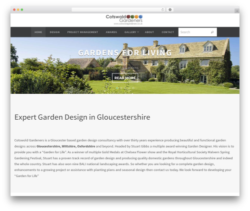 Nirvana WordPress theme - cotswoldgardeners.co.uk