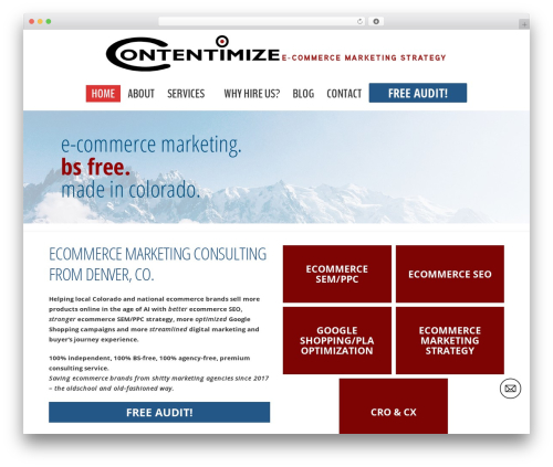 Responsive WordPress theme - contentimize.com Responsive WordPress theme - contentimize.com