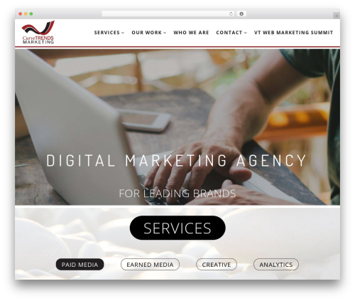 Rhythm WordPress theme - curvetrends.com