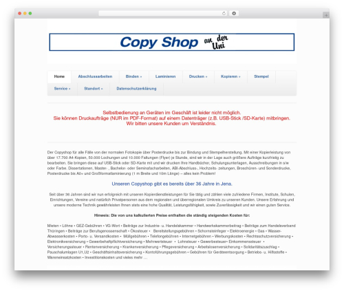Skeleton WordPress theme - copy-data.de