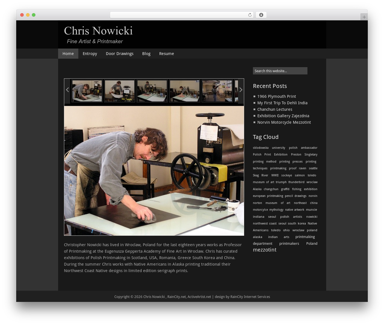 Theme WordPress Catalyst - chrisnowicki.com