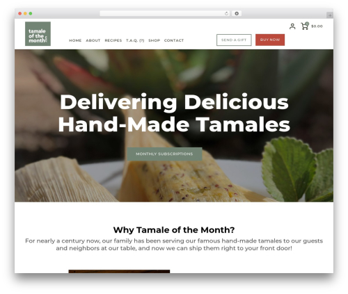 Woocommerce subscriptions gifting WordPress plugin - tamaleofthemonth.com