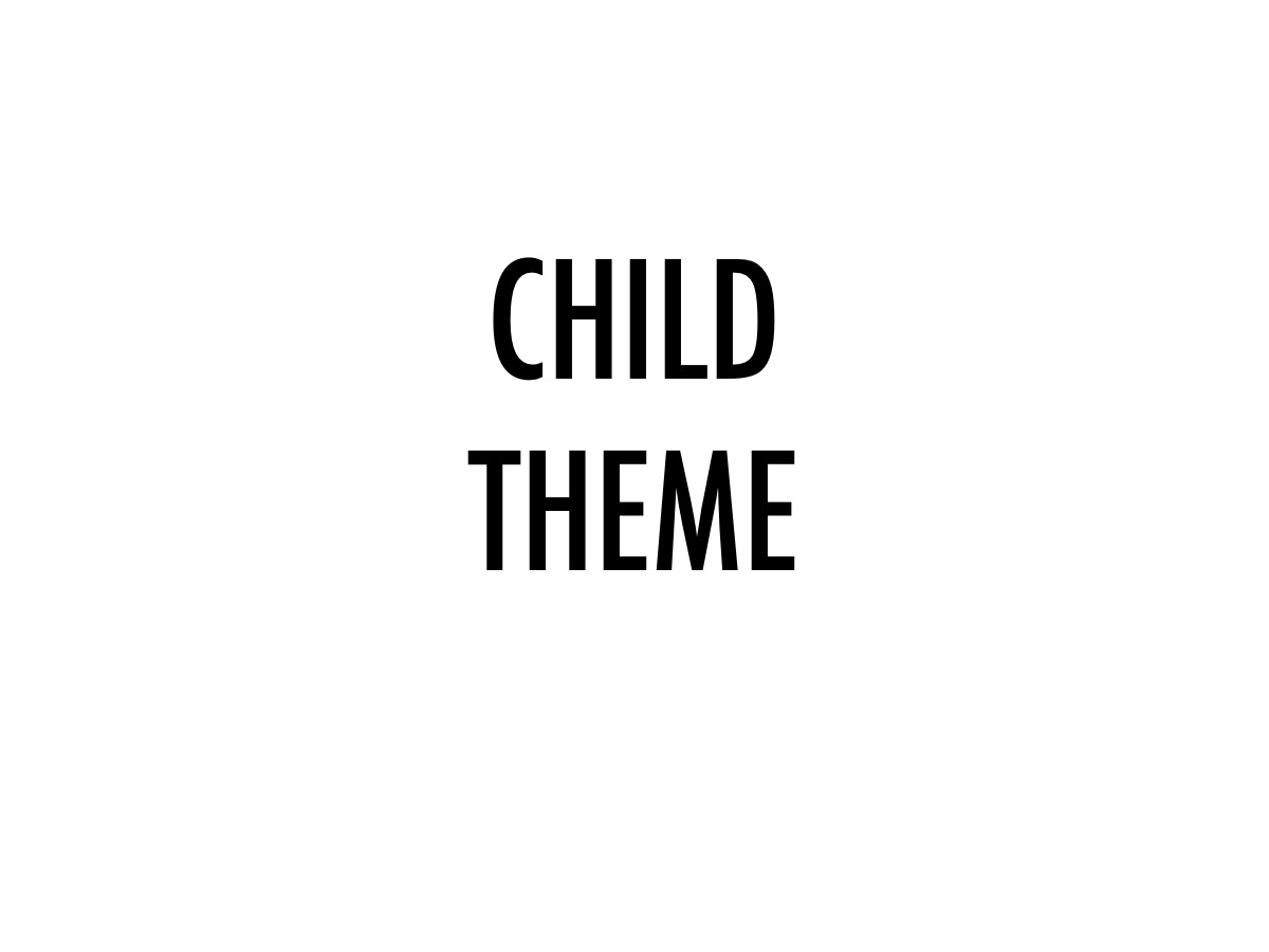 Theme WordPress Child Theme