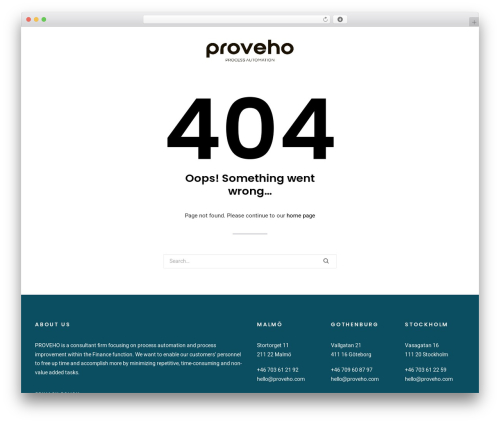 Uncode top WordPress theme - proveho.com