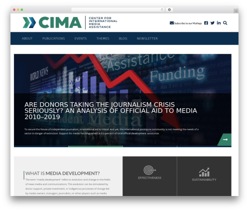 WordPress theme Cima - cima.ned.org