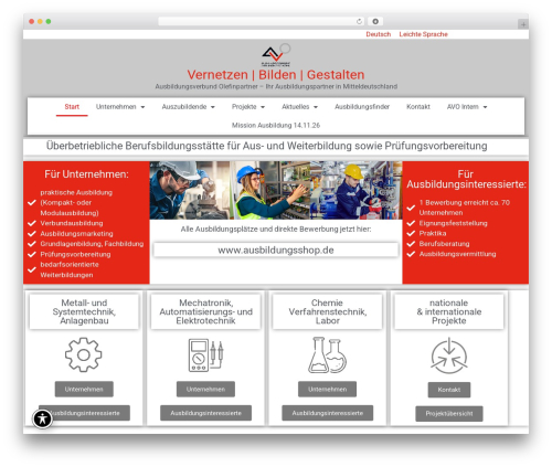 Easy language WordPress plugin - avoinfo.de