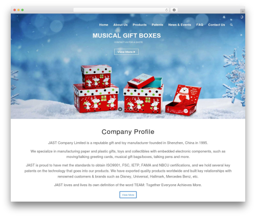 WordPress theme Nocti - sztoy.com