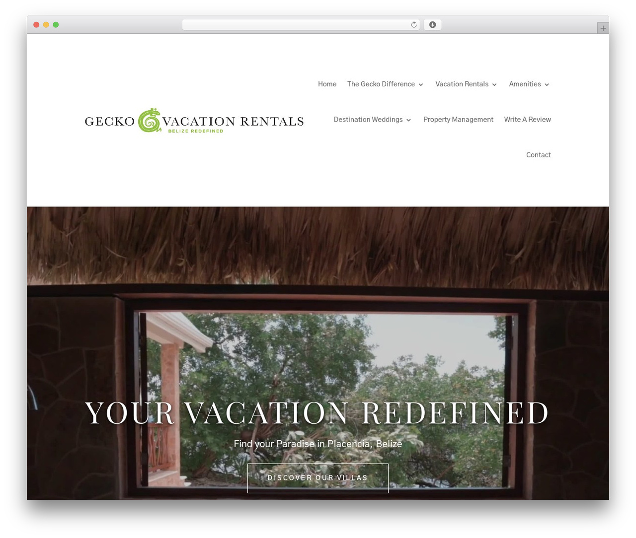 Divi WordPress theme - geckovacations.com