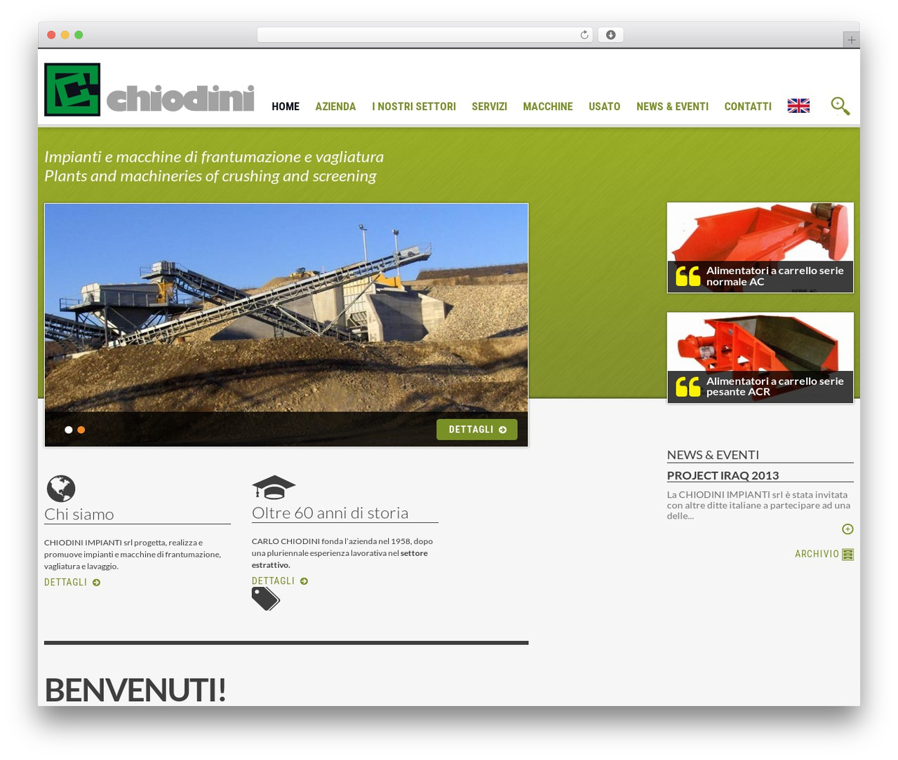 cherry WordPress theme - chiodini-impianti.com/it