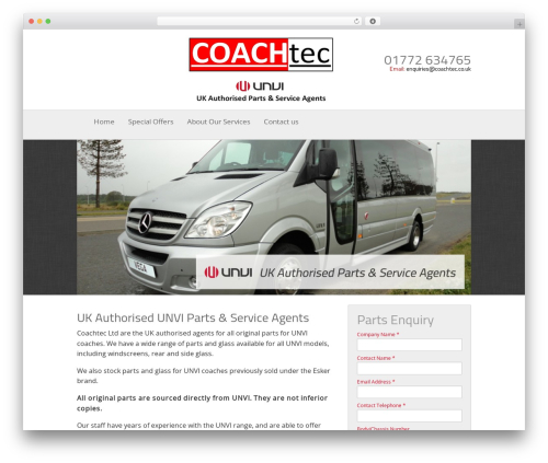 Coachtec WordPress theme - coachtec.co.uk