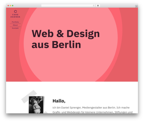 Code Agenda WordPress theme - codeagenda.com