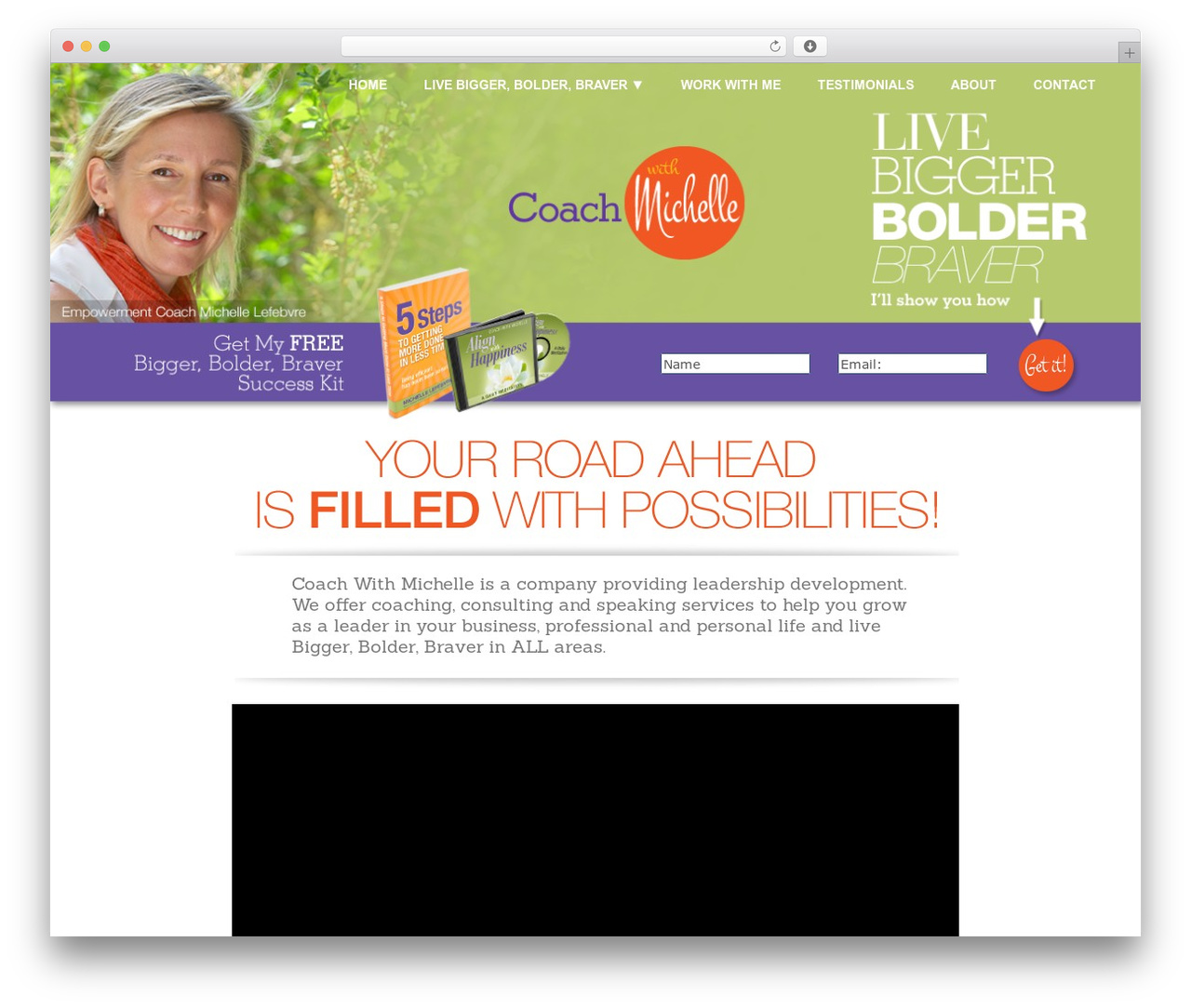 Custom Code Theme for adding Custom Code WordPress website theme - coachwithmichelle.com