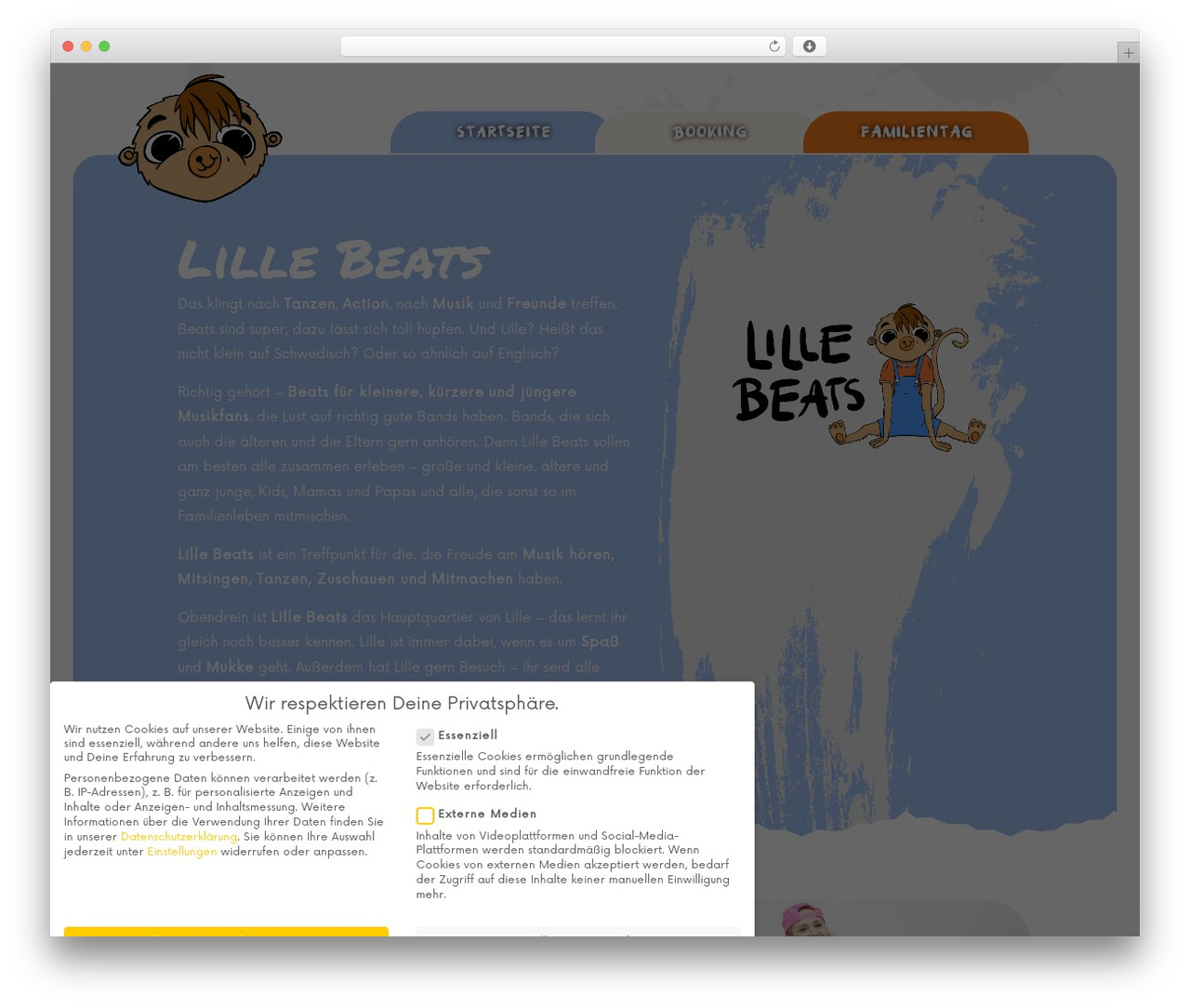 Divi WordPress theme - lillebeats.de