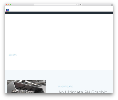 Fablio WordPress theme - phgraphicprinting.com