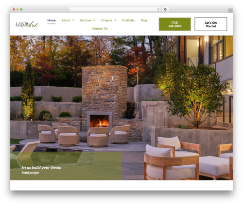 Hello Elementor landscaping WordPress theme - landartdesign.com