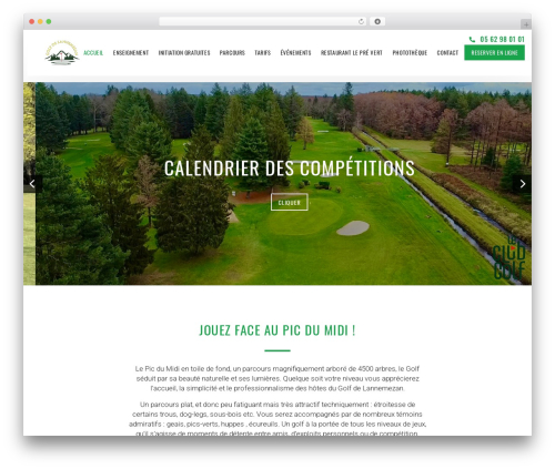 Hookipa Template WordPress theme - golflannemezan.com