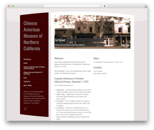 Galleria (galleria) free WordPress plugin - chineseamericanmuseum.com