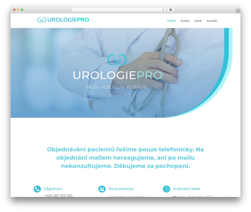 Divi restro menu WordPress plugin - urologiepro.cz