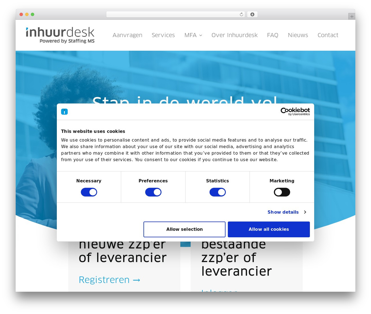 Uncode WordPress theme - inhuurdesk.nl